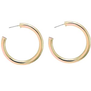 Hollywood Sensation Bold and Beautiful Hoop Earrings - 1 of 4