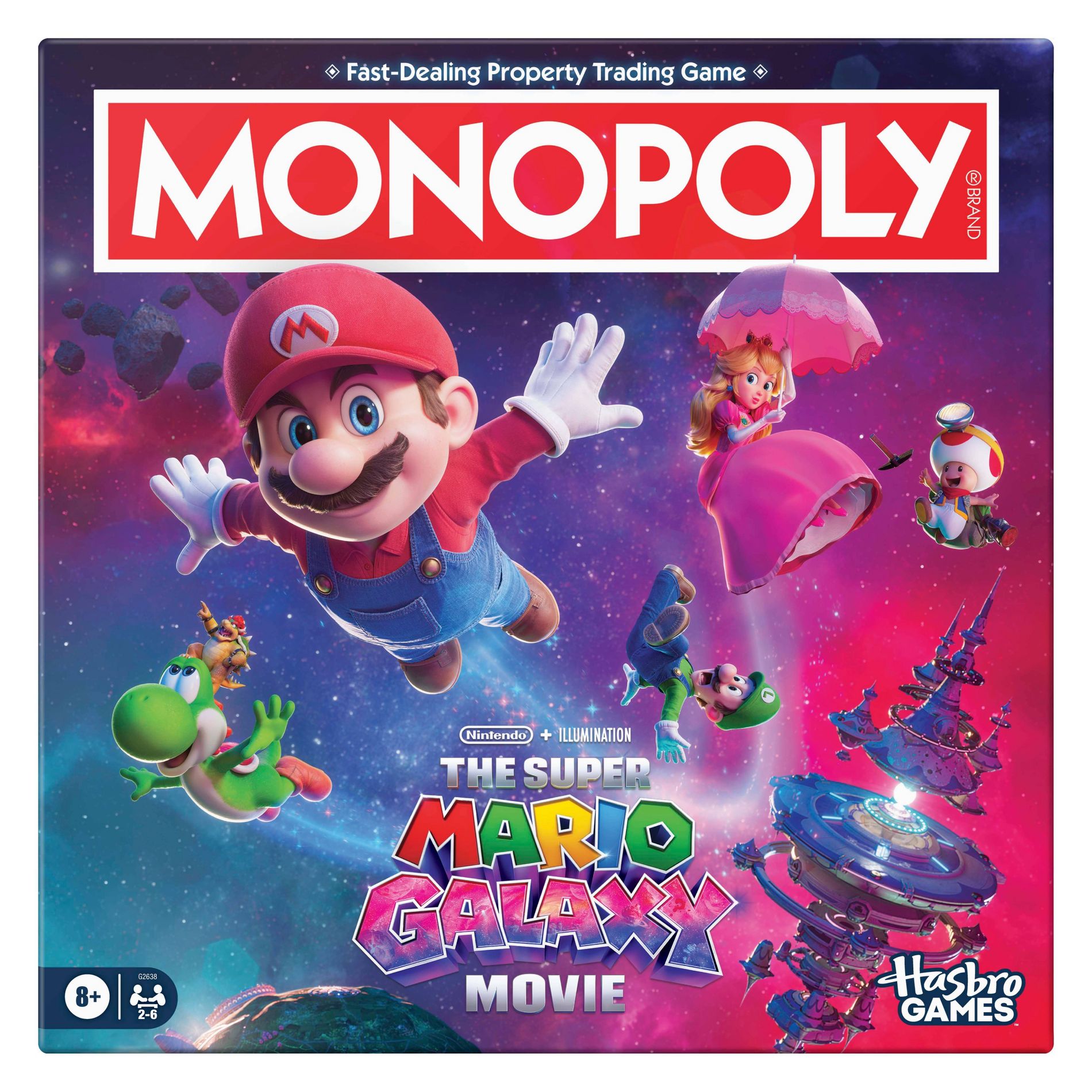 Monopoly: The Super Mario Galaxy Movie Edition Board Game