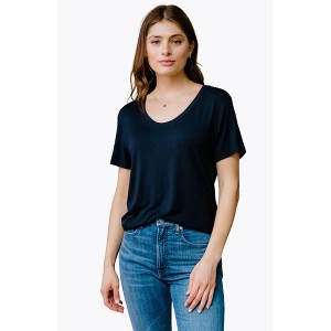 ABLE Women's Mae Drapey Tee - 1 of 4