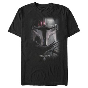 Men's Star Wars The Mandalorian Bounty Hunter Shadow T-Shirt - 1 of 3