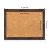 Amanti Art Wildwood Brown Narrow Framed Corkboard, Natural Cork - 4 of 4