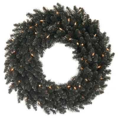 Vickerman Black Fir Artificial Christmas Wreath