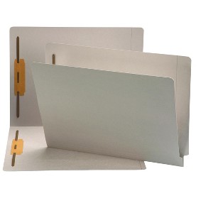 Smead End Tab Fastener File Folder, Shelf-Master  Reinforced Straight-Cut Tab, 2 Fasteners, Letter Size, 50 per Box - 1 of 2