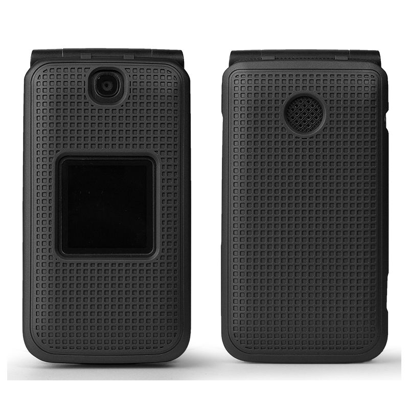 Nakedcellphone Case for Alcatel Go Flip V Flip Phone (2019) - Hard Shell Cover with Grid Texture, 5 of 7
