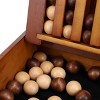 WE Games Wood Captain's Mistress Game (4 balls in a row) 11 inches - 3 of 4