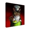 Canvas Wall Art - Lucia Heffernan 'Guest For Dinner' Wall Art for Living Room, Bedroom, or Office Décor by Trademark Fine Art - 14 x 14 Inches - 2 of 4