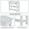 Retro Console Table, Entryway Table With 2 Drawers And 2-Tier Open Storage Shelf, Hallway Console Table, Display Shelf For Home Office, Entryway - 4 of 4
