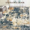 coucheta Machine Washable Area Rugs, Modern Abstract Soft Low Pile Non-Slip Stain Resistant Accent Carpet, for Living Room, Bedroom, Dining Room - 3 of 4