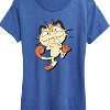 Women's - Pokémon - Meowth Shadow Short Sleeve Graphic T-Shirt - 2 of 4