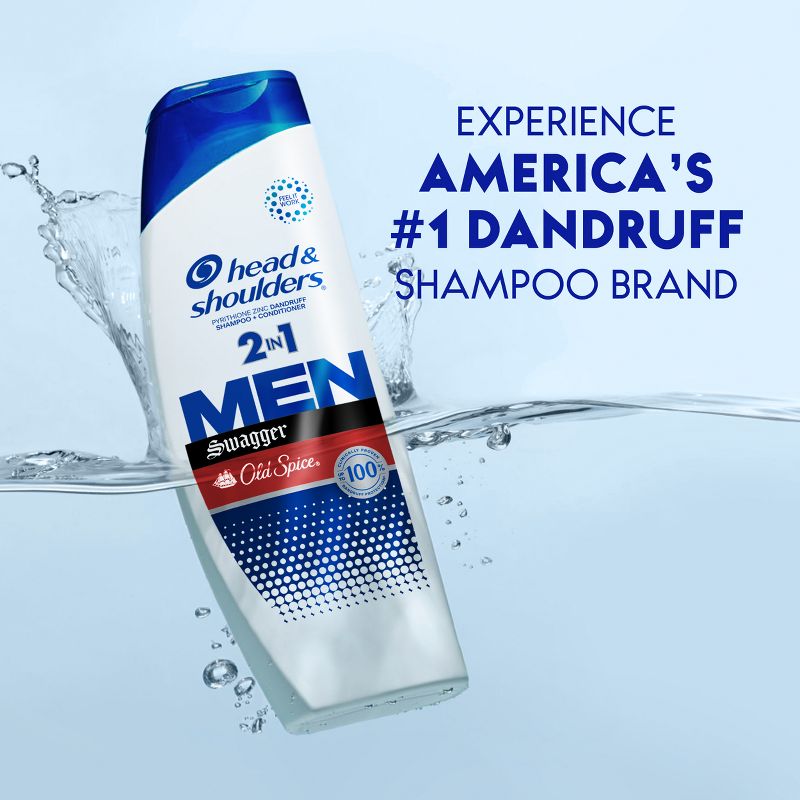 Head &#38; Shoulders Old Spice Swagger Advanced Men&#39;s 2-in-1 Anti-Dandruff Shampoo &#38; Conditioner - 20.7 fl oz, 6 of 17