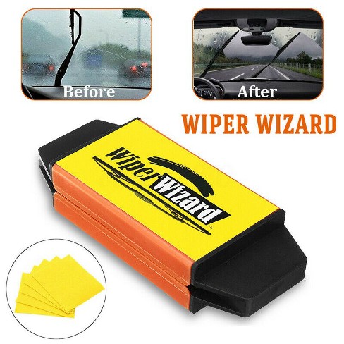 Universal Yellow Car Windshield Wiper Wizard Blade Restorer Repair Brush 20 * 15 * 6cm - image 1 of 4