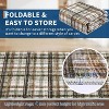 Geometric Striped Runner Rug, Washable Low-Pile Non-Slip Floor Cover for Hallway, Kitchen, Laundry, Bedroom, Stain-Resistant Indoor Carpet - 4 of 4