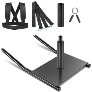 PLAYAPUTWeight Sled, Workout Sled, Adjustable Shoulder Straps Weight Sleds for Training , Black - 1 of 4