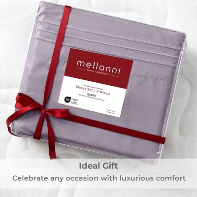 Queen Hazy Lilac Microfiber Deep Pocket Sheet Set