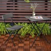 DSVIMOY 12" Patio Deck Tiles, 30pcs DIY Module Interlocking Decking Tiles, Floor Tile for Porch Poolside, Balcony, Brown, 12"*12"*0.8" - 4 of 4