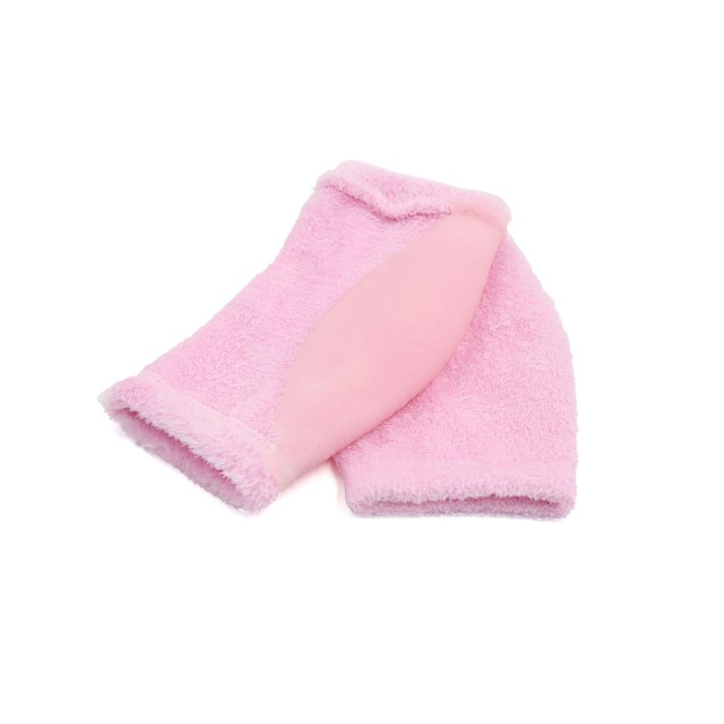 Unique Bargains Soften Cracked Skin Moisturizing Exfoliating Elbow Cover Sleeves Pink 1 Pair, 5 of 6