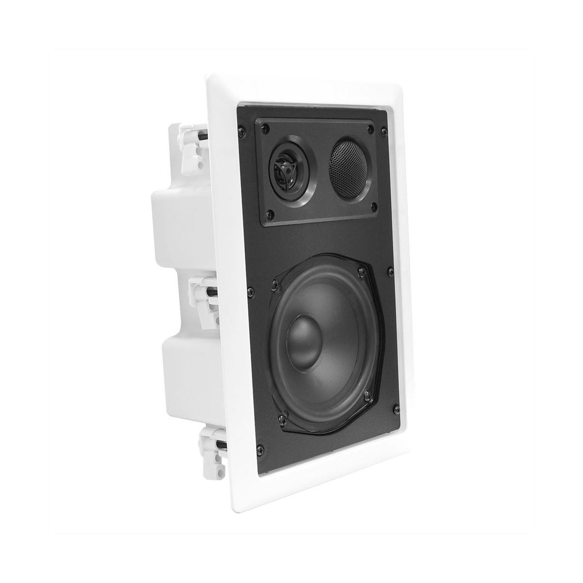 Pyle 5.25'' In-Wall/In-Ceiling Speakers for Home Audio with 2-Way Stereo System, Easy Installation, White Finish - thumbnail 4