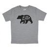 Youth Little Bear Cute Gift for Children Brother Funny Novelty Family T shirt - Crazy Dog Youth T Shirt - 2 of 4