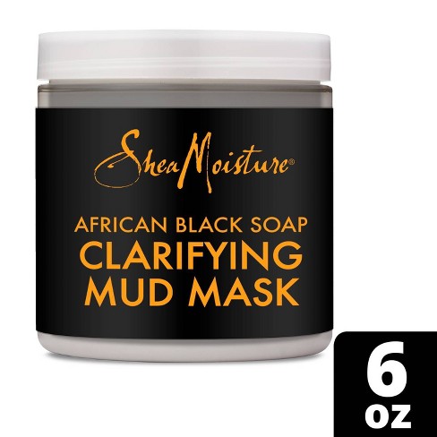 SheaMoisture African Black Soap Tamarind Extract & Tea Tree Oil Clarifying Mud Mask - 6oz - image 1 of 4