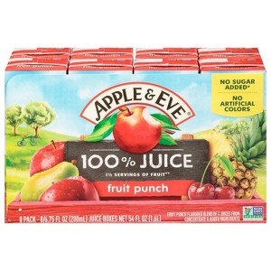 Apple & Eve Fruit Punch Juice - 8pk/6.75 fl oz - 1 of 4