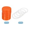 Unique Bargains Regular Mouth Plastic Mason Jar Lids with Silicone Sealing Ring 10 Pcs - 2 of 4