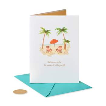 Romantic Beach Themed Card - PAPYRUS