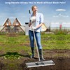 Costway Lawn Leveling Rake 30" x 10" Heavy Duty Level Lawn Tool for Garden Backyard/Lawn Green/Black/Silver - 4 of 4