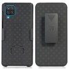 Nakedcellphone Case with Stand and Belt Clip Holster for Samsung Galaxy A12 5G - Black - 2 of 4