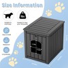CAVINAS  30GAL Cat Litter Box Enclosure,Pet House with Odor Control and Leak-Proof Design, Easy Assembly,Black - 4 of 4