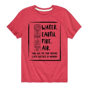 Boys' - Avatar: The Last Airbender - Elements Harmony Short Sleeve Graphic T-Shirt - 1 of 4