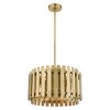 Livex Lighting Greenwich 4 - Light Chandelier in  Natural Brass - 4 of 4