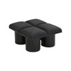Meridian Furniture,Pavilion Boucle Fabric Bench - 4 of 4
