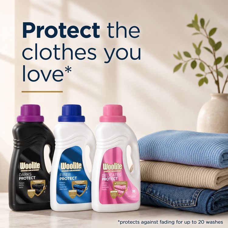 Woolite Delicates Liquid Laundry Detergent 8 Loads - 16 fl oz: Hypoallergenic, Bleach-Free, Phosphate-Free, 3 of 8