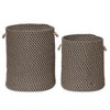 Colonial Mills Cabana Woven Hampers - Black 17"x17"x22" - 3 of 4