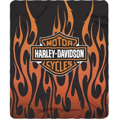 The Northwest Company HARLEY DAVIDSON   FLAMES LOGO, Orange