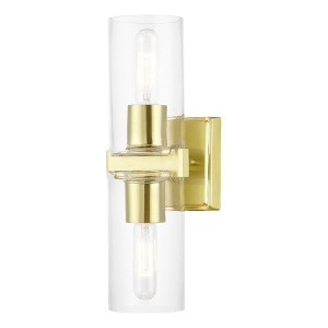Livex Lighting Clarion 2 - Light Vanity in  Satin Brass - 1 of 4