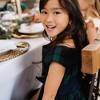 Hope & Henry Girls' Cap Sleeve Party Dress with Bow Sash, Kids - 2 of 4