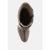 Sayal Faux Leather Lace Up Boots Women - 4 of 4