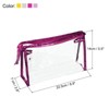 Unique Bargains PVC Zipper Handle Portable Travel Storage Makeup Bag 4 Pcs - 2 of 4