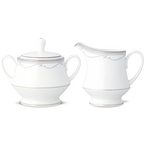 Noritake Satin Flourish Sugar and Creamer Set - 1 of 4