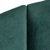 Storied Home Queen Velvet Arched Headboard Emerald Green - 4 of 4
