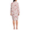 Lands' End Women's Flannel Long Sleeve Sleepshirt Nightgown - 2 of 4