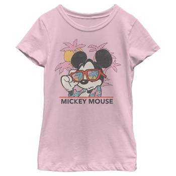 Girl's Mickey & Friends Beach Ready Mickey Mouse T-Shirt
