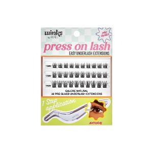 Ardell Winks Press-On Natural and Applicator False Eyelashes - 30ct - 1 of 4