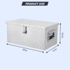 20"x12"x10" Silver Aluminum Diamond Plate Truck Tool Box ¨C Lockable Underbody/Underbed Storage for Pickup, RV & Trailer (Single Unit£© - 2 of 4