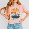 Simply Sage Market Women's Sunshine and Good Vibes Short Sleeve Relaxed Fit Cropped Tee - 2 of 3