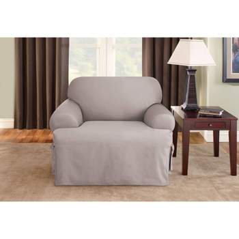 Duck T Cushion Chair Slipcover Gray - Sure Fit