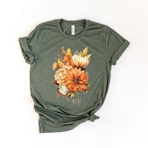 Simply Sage Market Women's Fall Watercolor Short Sleeve Graphic Tee - 1 of 2