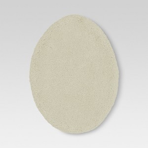 Performance Solid Toilet Lid Cover Tan - Threshold , Size: Standard
