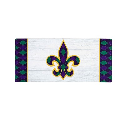 Fleur de Lis Mardi Gras Sassafras Switch Mat